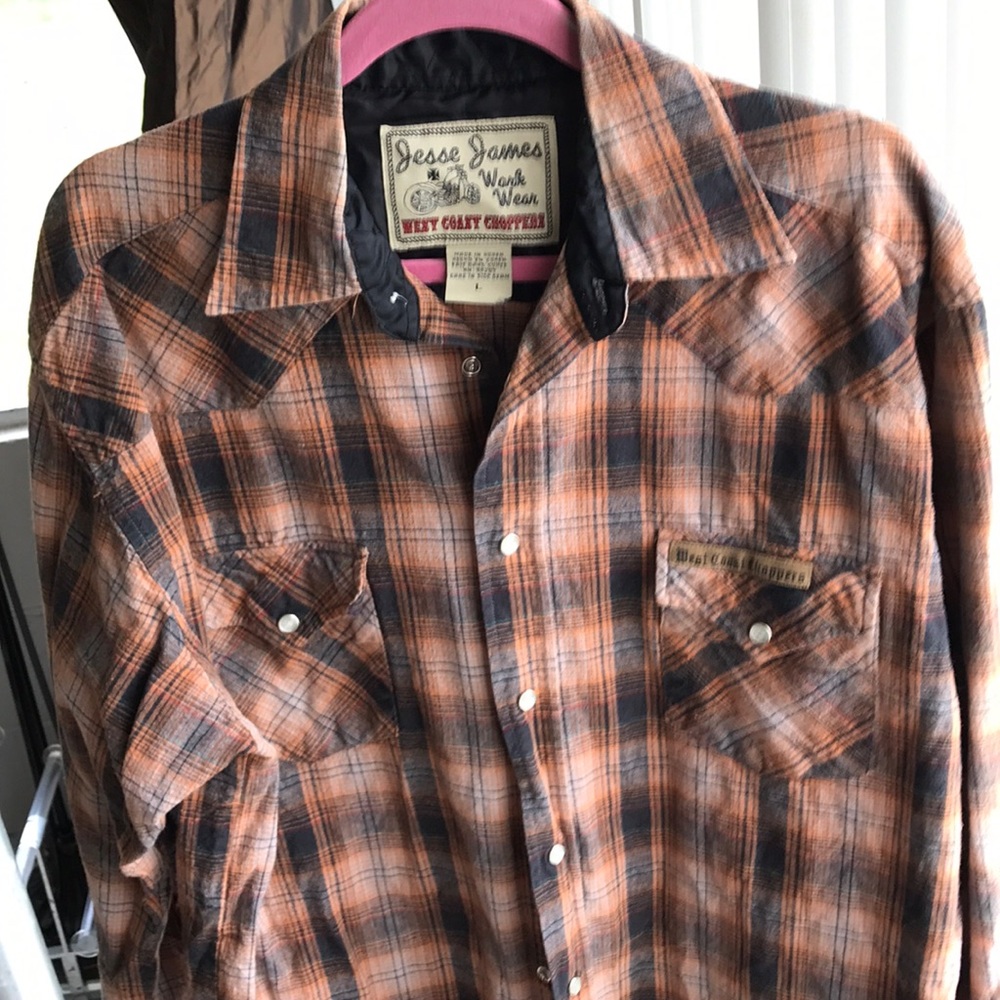 Jesse James wark Wear West Coast Choppers Sz L